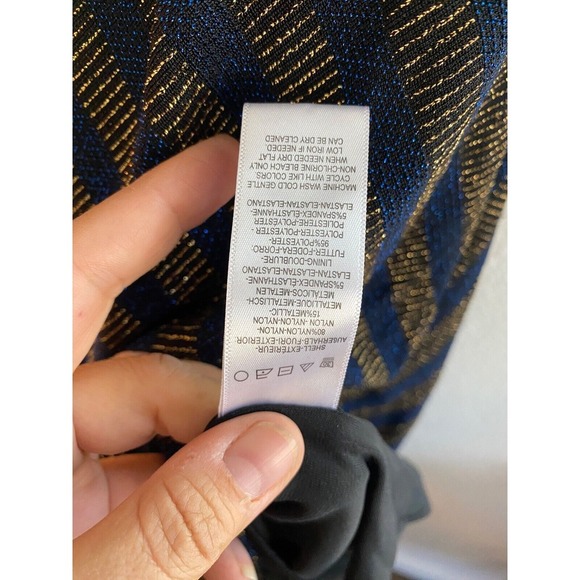 COSMOPOLITAN DRESS THE POPULATION Black Gold Small Trista Dress LBD NYE‎ - Picture 2 of 9